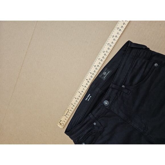 Adriano Goldschmied Women’s 26 Reg BLACK The Prima Cigarette Leg Jeans - Picture 9 of 12